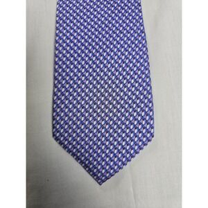 Jos. A. Bank Tie Mens One Size Blue Purple Silk Executive Collection Geometric